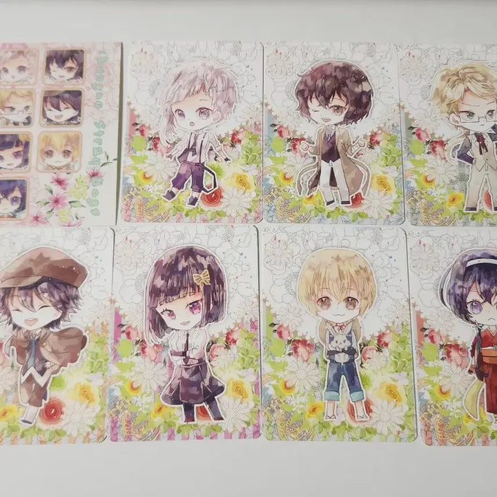 [BUNJANG] Bungou Stray Dogs Photocard &amp; Sticker Bundle Set / 문스독 포토카드 / 스티커 15장 일괄