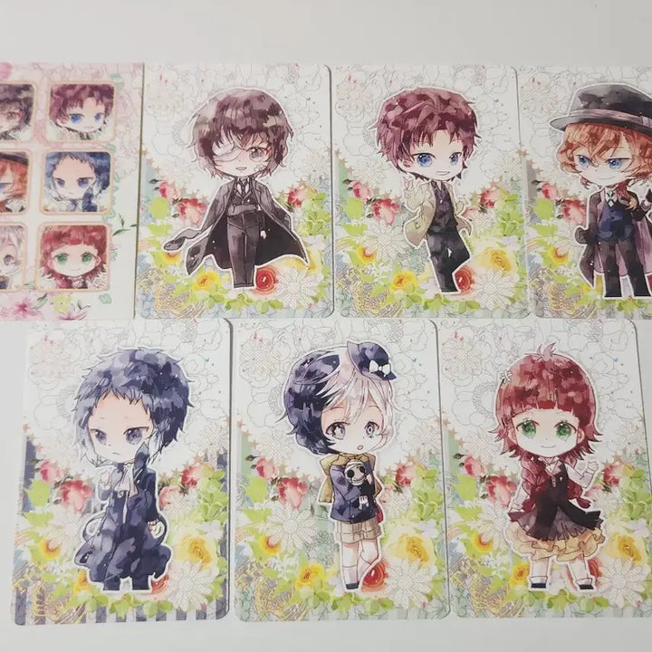 [BUNJANG] Bungou Stray Dogs Photocard &amp; Sticker Bundle Set / 문스독 포토카드 / 스티커 15장 일괄