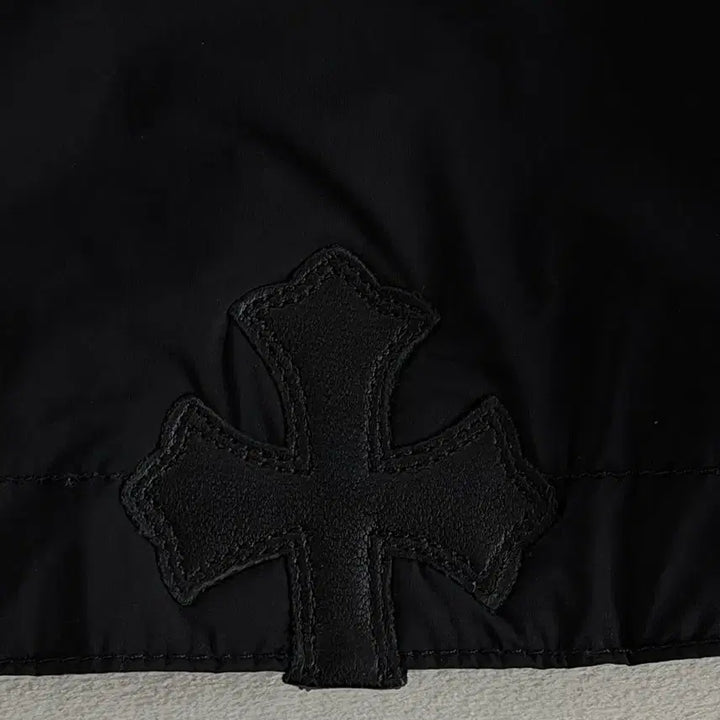 [BUNJANG] Chrome Hearts Leather Patch Vest / 크롬하츠 레더 패치 베스트