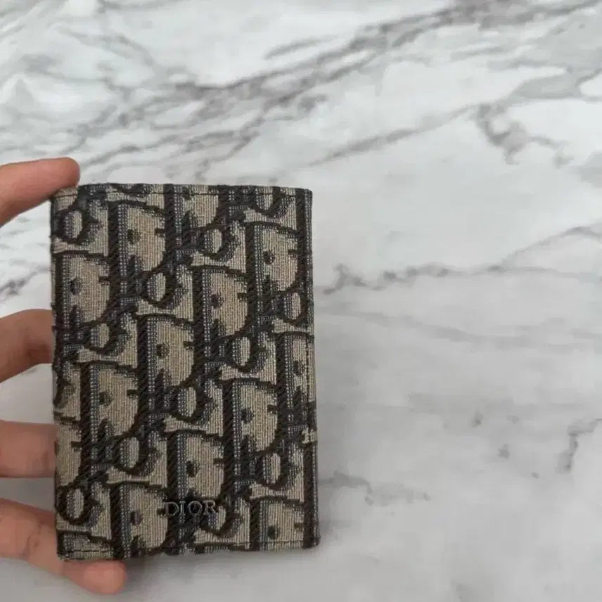 [BUNJANG] Dior Oblique Jacquard Organizer Card Wallet / [OS/상태최상] 디올 오블리크 자카드 오거나이저 카드지갑
