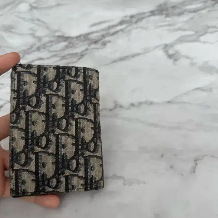 [BUNJANG] Dior Oblique Jacquard Organizer Card Wallet / [OS/상태최상] 디올 오블리크 자카드 오거나이저 카드지갑
