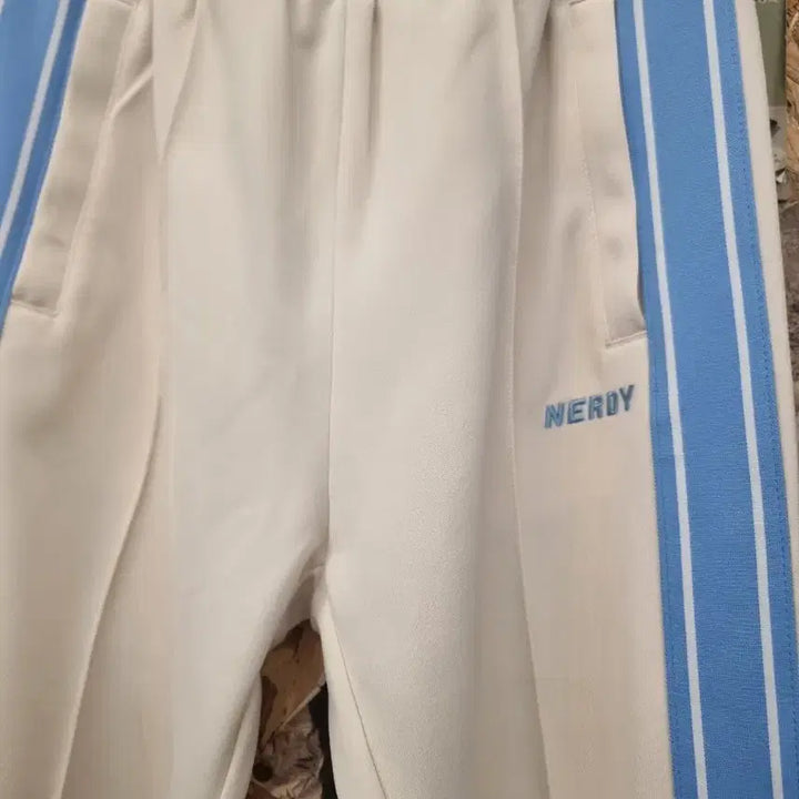 [BUNJANG] Nerdy Track Top Set - Sky Blue - Training Set S / 널디 트랙탑 세트 트레이닝 세트 S