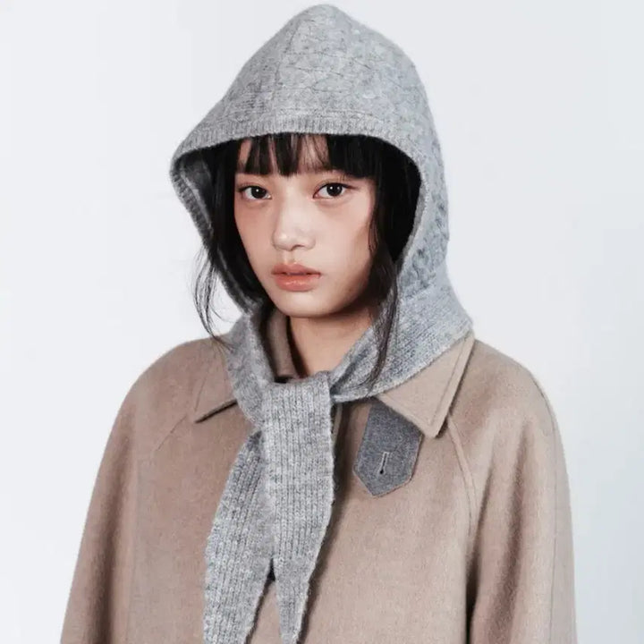 [BUNJANG] Kooho Plus Balaclava Gray New / 구호플러스 바라클라바 그레이 새상품