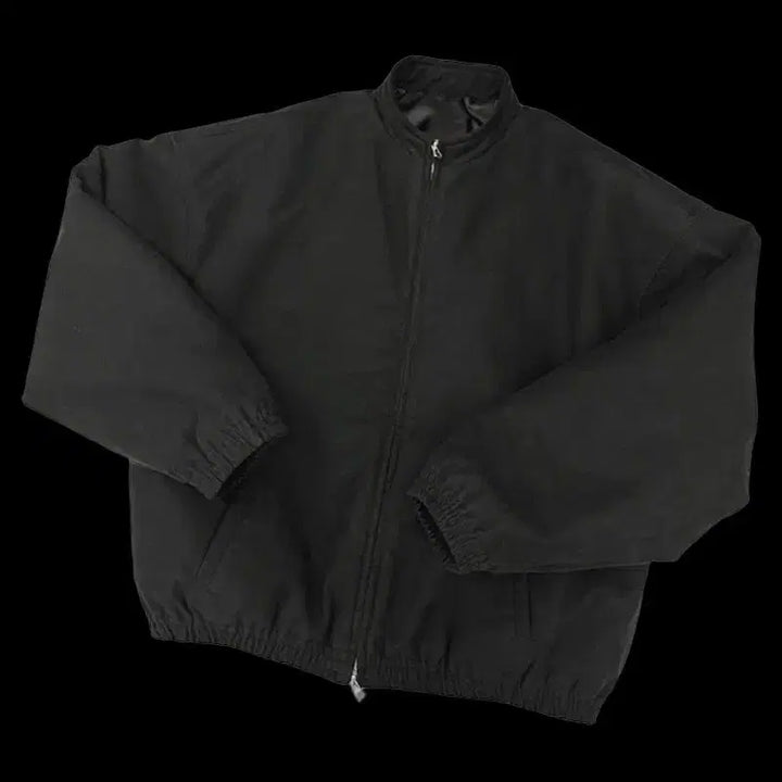[BUNJANG] Nohnoh Moleskin Bomber Jacket Black / 논노드 몰스킨 봄버 블랙