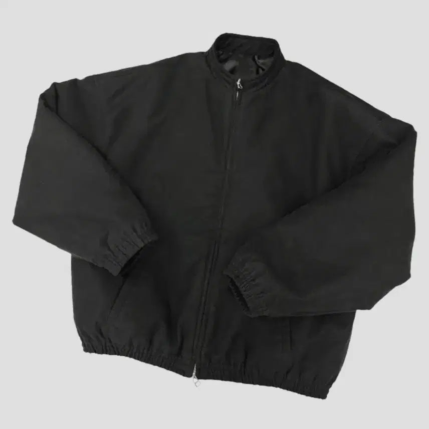 [BUNJANG] Nohnoh Moleskin Bomber Jacket Black / 논노드 몰스킨 봄버 블랙