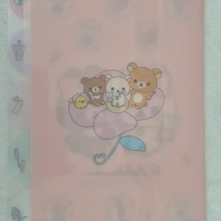 [BUNJANG] Rilakkuma Pink File Folder / 리락쿠마 화일 보세요