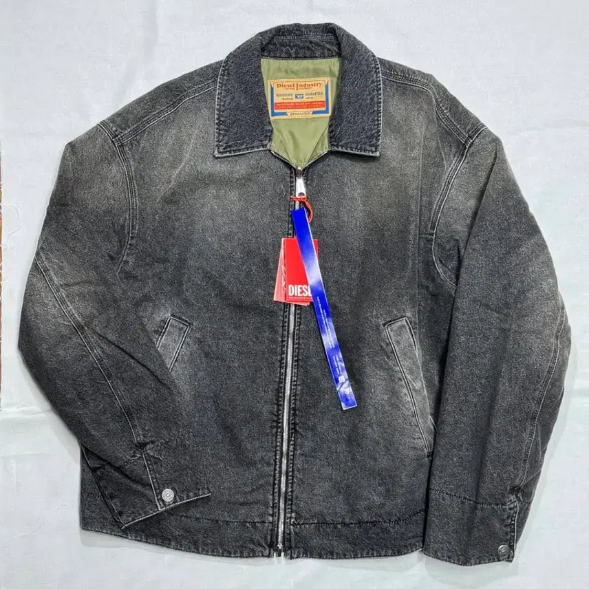 [BUNJANG] Diesel D-Stark S Jacket (Washed Black, XL) / <새 상품>디젤 D 스타크 S 재킷 / 워시드 블랙 색 상 / XL사이즈