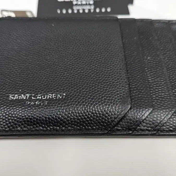 [BUNJANG] Saint Laurent Cardholder Full Package / 생로랑 카드지갑 블랙 풀세트(정품)