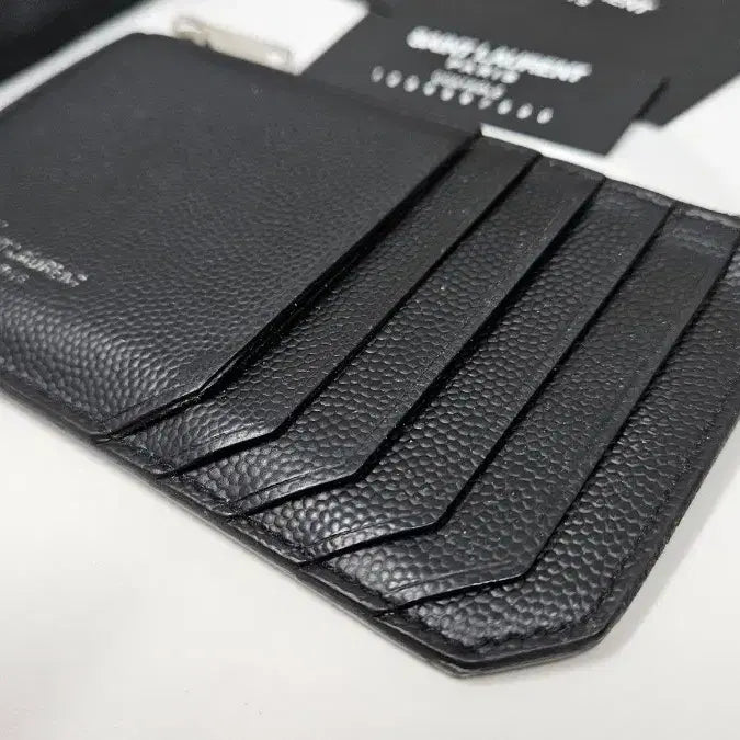 [BUNJANG] Saint Laurent Cardholder Full Package / 생로랑 카드지갑 블랙 풀세트(정품)