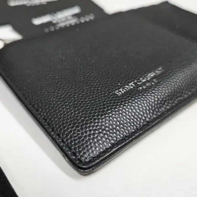 [BUNJANG] Saint Laurent Cardholder Full Package / 생로랑 카드지갑 블랙 풀세트(정품)