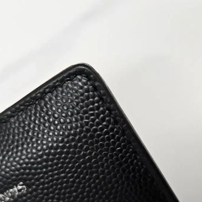 [BUNJANG] Saint Laurent Cardholder Full Package / 생로랑 카드지갑 블랙 풀세트(정품)