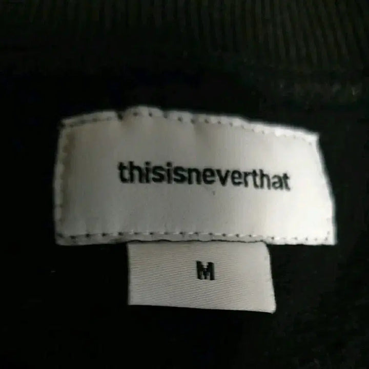 [BUNJANG] thisisneverthat International Embroidered Lettering Fleece Sweatshirt (M) / 디스이즈네버댓 인터네셔널 자수 레터링 기모 맨투맨 (M)