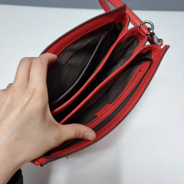 [BUNJANG] Daks Leather Crossbody Bag / 닥스 소가죽 크로스백 ㅡ0130