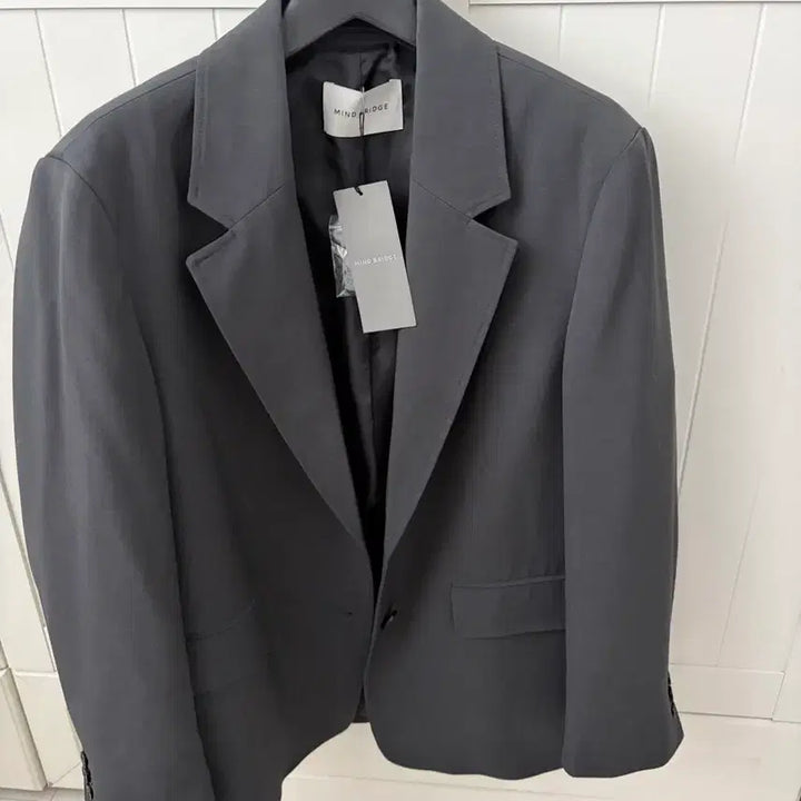 [BUNJANG] Mind Bridge Oversized Single Jacket Gray / 마인드브릿지 봄신상 오버핏 싱글 자켓 그레이 새상품