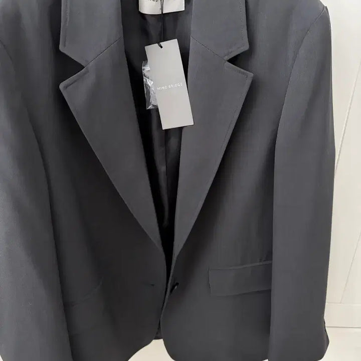 [BUNJANG] Mind Bridge Oversized Single Jacket Gray / 마인드브릿지 봄신상 오버핏 싱글 자켓 그레이 새상품