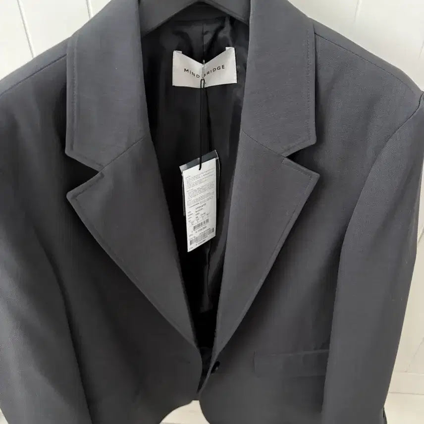 [BUNJANG] Mind Bridge Oversized Single Jacket Gray / 마인드브릿지 봄신상 오버핏 싱글 자켓 그레이 새상품