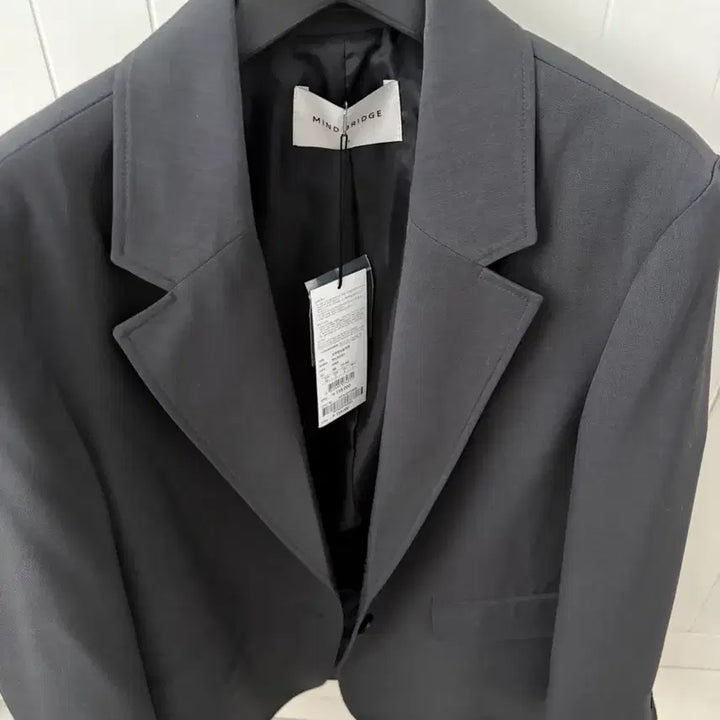 [BUNJANG] Mind Bridge Oversized Single Jacket Gray / 마인드브릿지 봄신상 오버핏 싱글 자켓 그레이 새상품