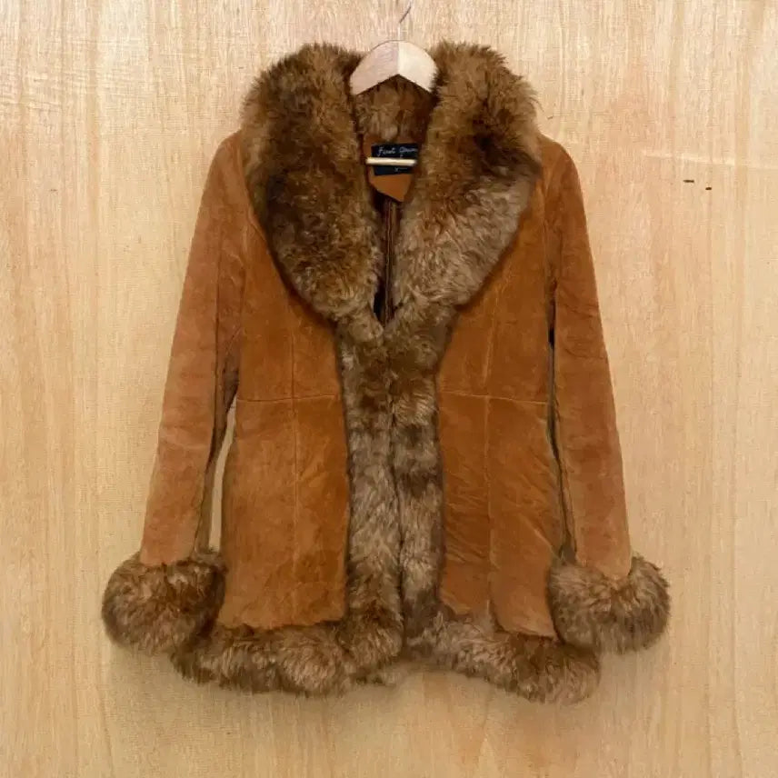 [BUNJANG] Vintage Mustang Suede Fur Coat / VTG mustang suede fur coat 무스탕 퍼 코트