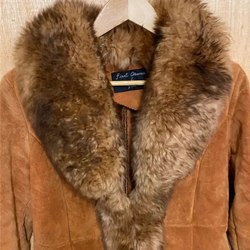 [BUNJANG] Vintage Mustang Suede Fur Coat / VTG mustang suede fur coat 무스탕 퍼 코트