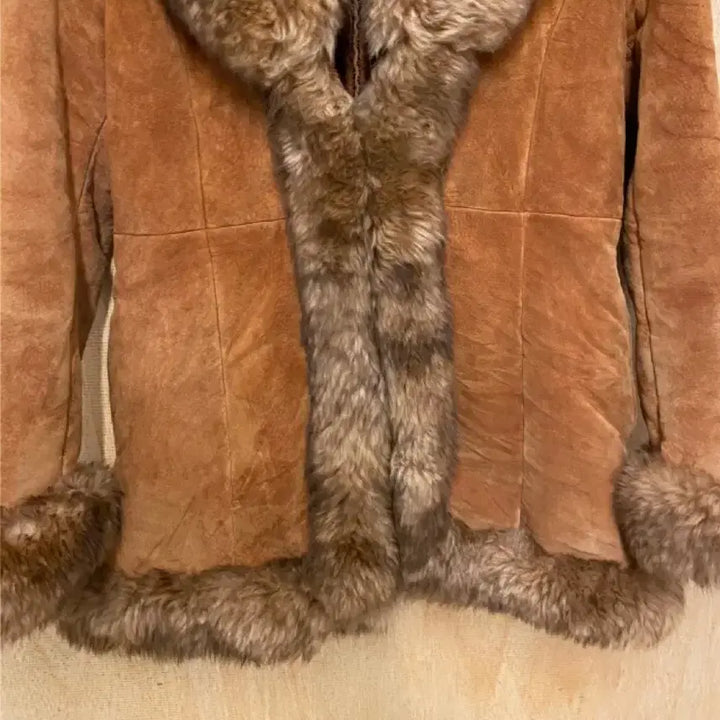[BUNJANG] Vintage Mustang Suede Fur Coat / VTG mustang suede fur coat 무스탕 퍼 코트