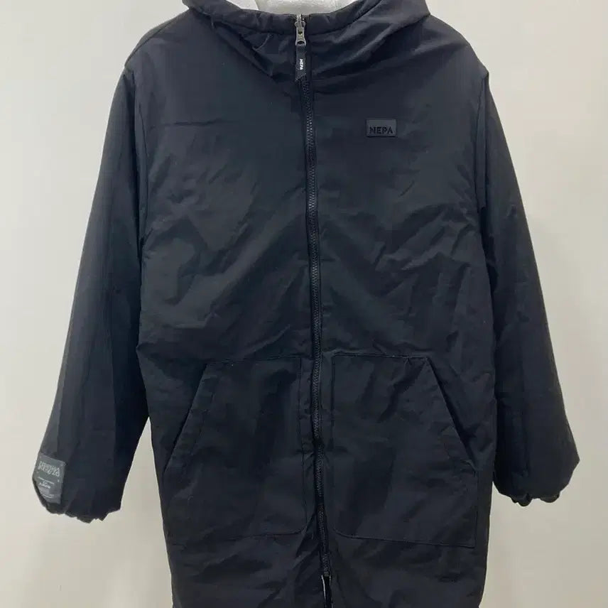 [BUNJANG] Nepa Fleece Long Padded Jacket / 네파 양면 플리스 롱패딩 자켓 165