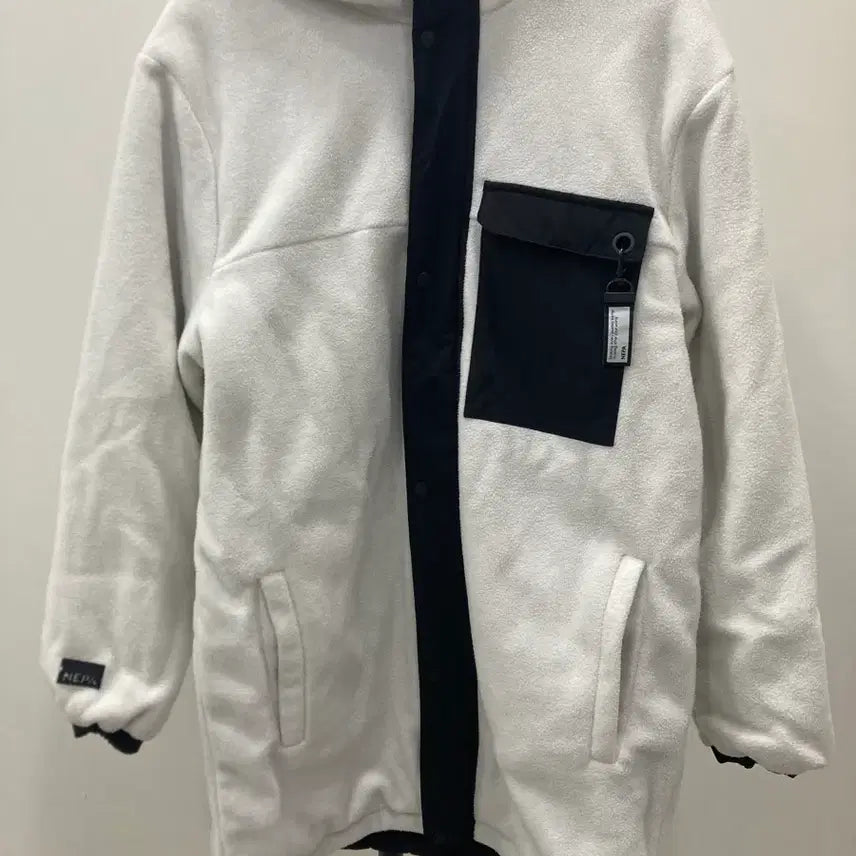 [BUNJANG] Nepa Fleece Long Padded Jacket / 네파 양면 플리스 롱패딩 자켓 165