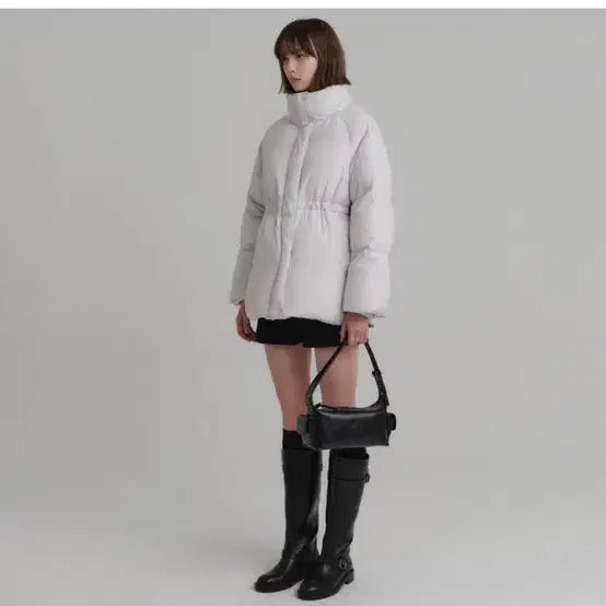 [BUNJANG] Lookast Mondri Duck Down Padding Jacket / 룩캐스트 몬드리 덕다운 패딩 아이보리