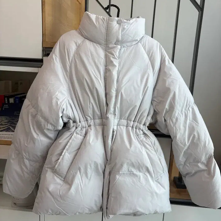 [BUNJANG] Lookast Mondri Duck Down Padding Jacket / 룩캐스트 몬드리 덕다운 패딩 아이보리