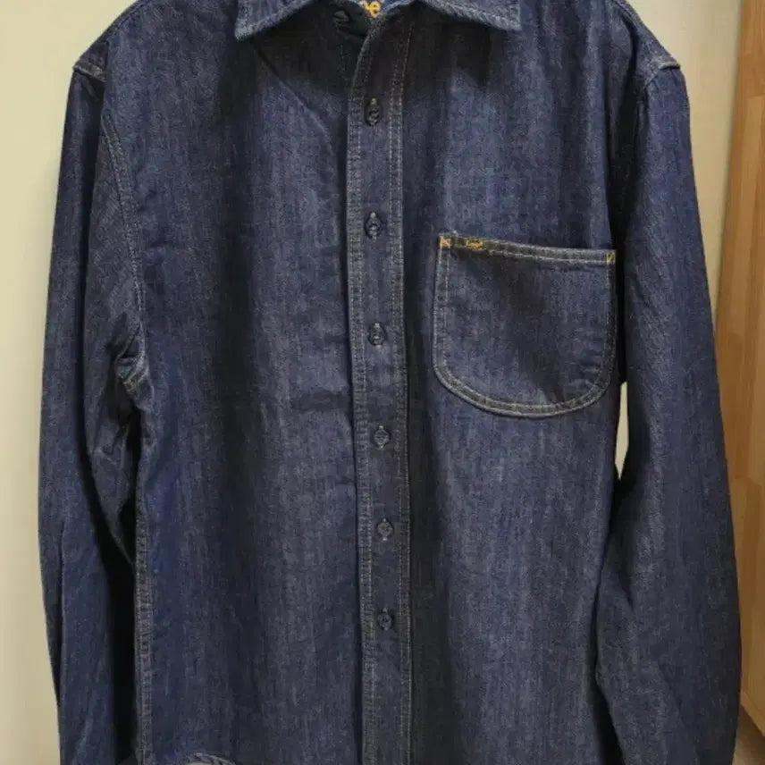 [BUNJANG] Lee Denim Origin Fit Indigo Dark Shirt / lee 데님 오리진핏 인디고 다크셔츠