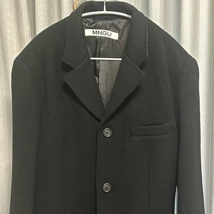 [BUNJANG] MNGU Chesterfield Coat Black / [L] 22fw mngu 체스터필드 코트 블랙
