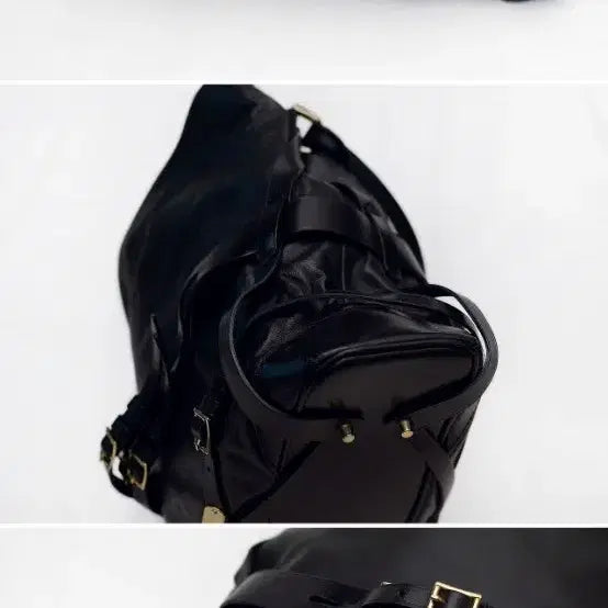 [SOLD OUT] 버버리 고스포드 블랙 나파레더 벨티드 2웨이 호보백