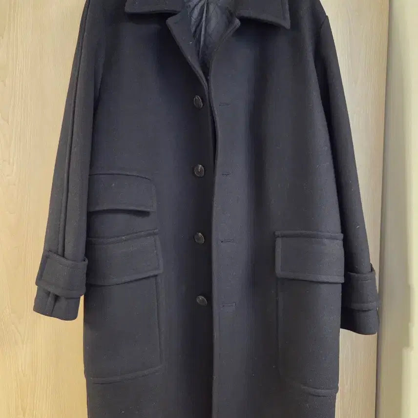 [BUNJANG] Solid Homme 20FW Balmacan Coat (Size 48) / 솔리드옴므 블랙 발마칸 20FW (48)