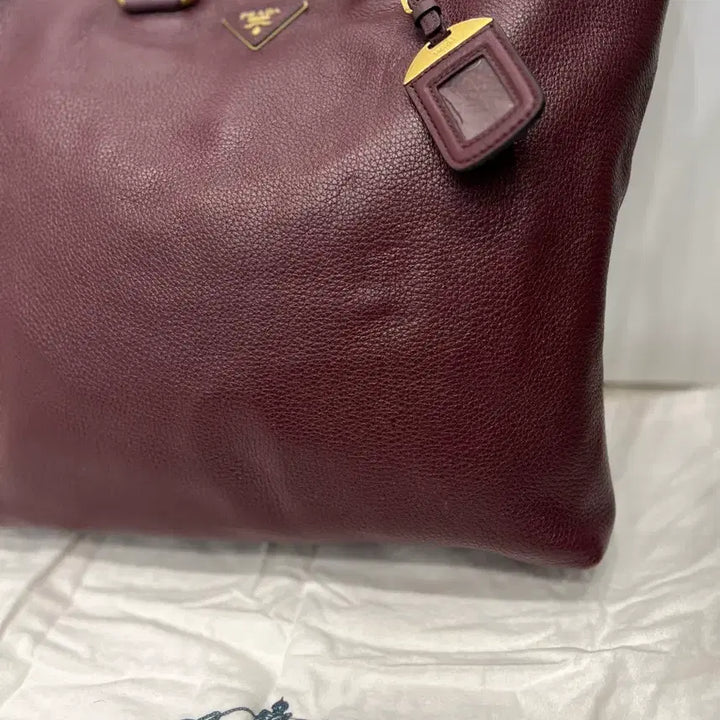 [BUNJANG] Prada Vitello Daino Tote Bag / 프라다 비텔로 다이노 토트백_그라나토(풀패키지)