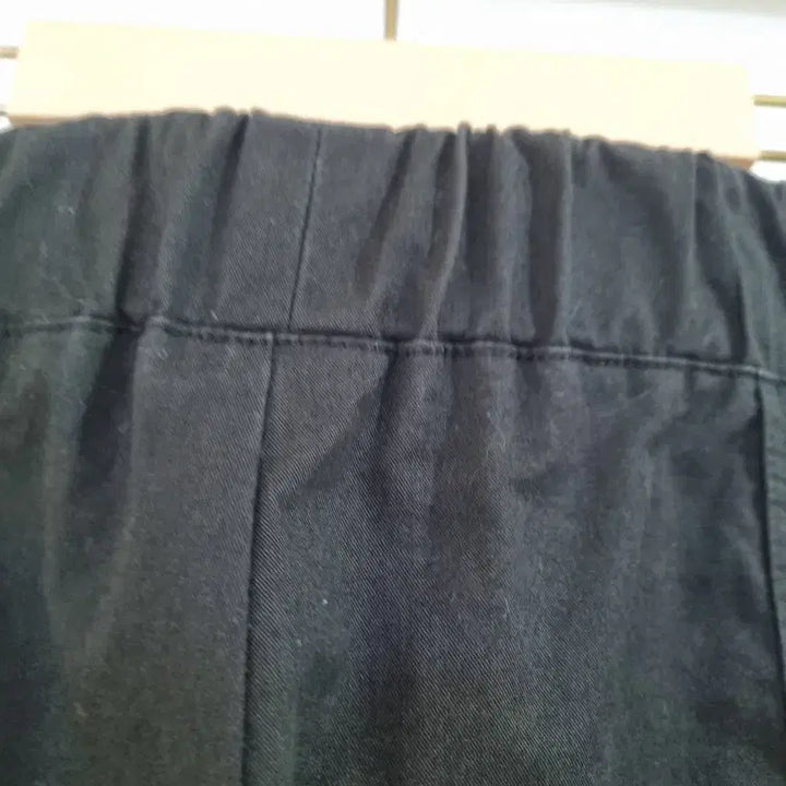 [BUNJANG] Wide Banded Cotton Pants / 요즘유행하는  봄검정. 와이드. 밴딩. 면. 통바지 깨끗해요