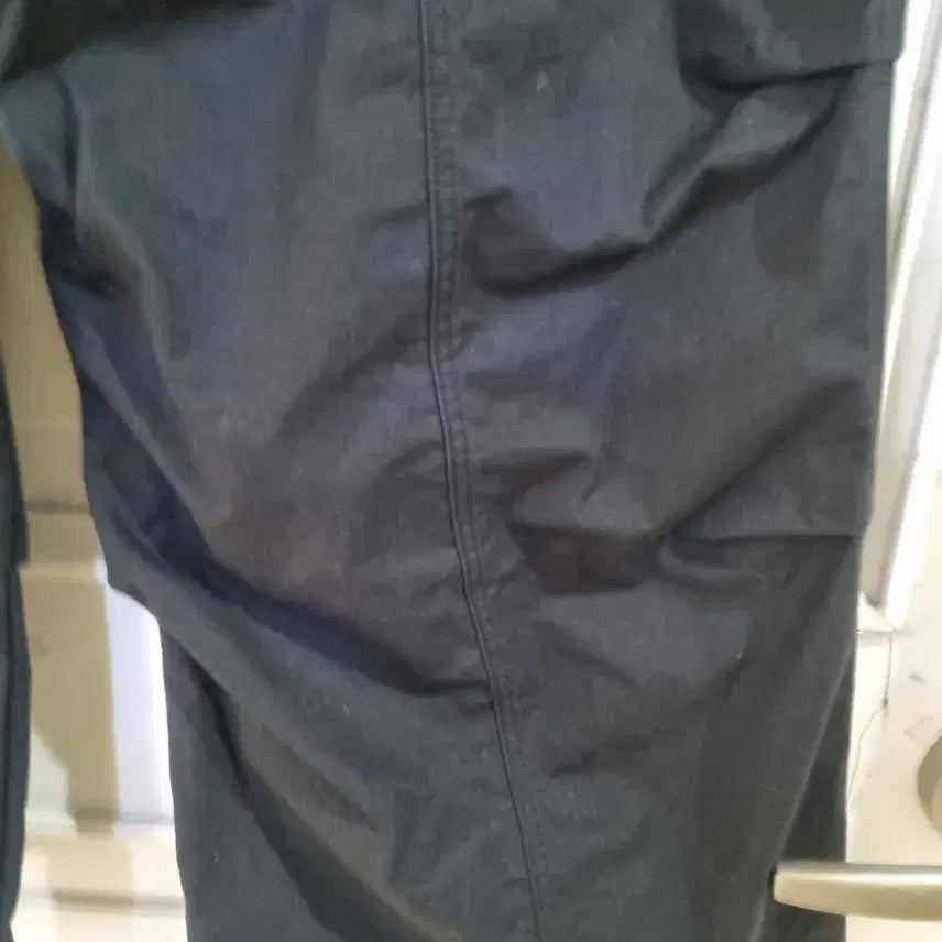 [BUNJANG] Wide Banded Cotton Pants / 요즘유행하는  봄검정. 와이드. 밴딩. 면. 통바지 깨끗해요