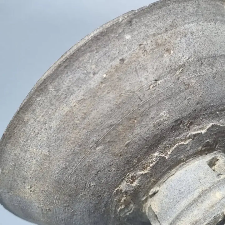 [BUNJANG] Gaya Pottery Unique Wrinkled Genuine Footed Plate / 가야토기 개성만점 쭈글이 진품 굽다리접시. 지름13 고12