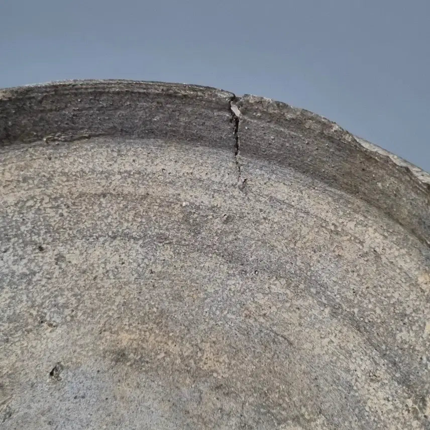 [BUNJANG] Gaya Pottery Unique Wrinkled Genuine Footed Plate / 가야토기 개성만점 쭈글이 진품 굽다리접시. 지름13 고12