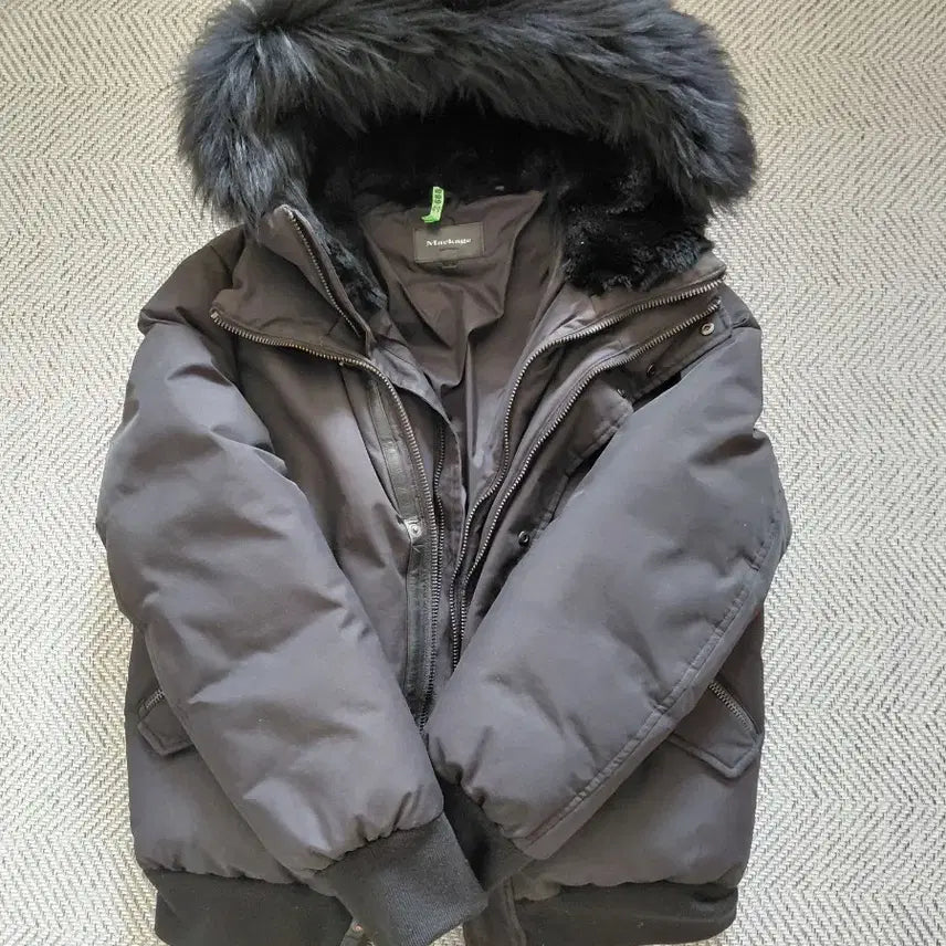 [BUNJANG] Mackage Dixon Padded Jacket Black 40 / [특가/실착3회] 멕케이지 딕슨 패딩 점퍼 블랙 40