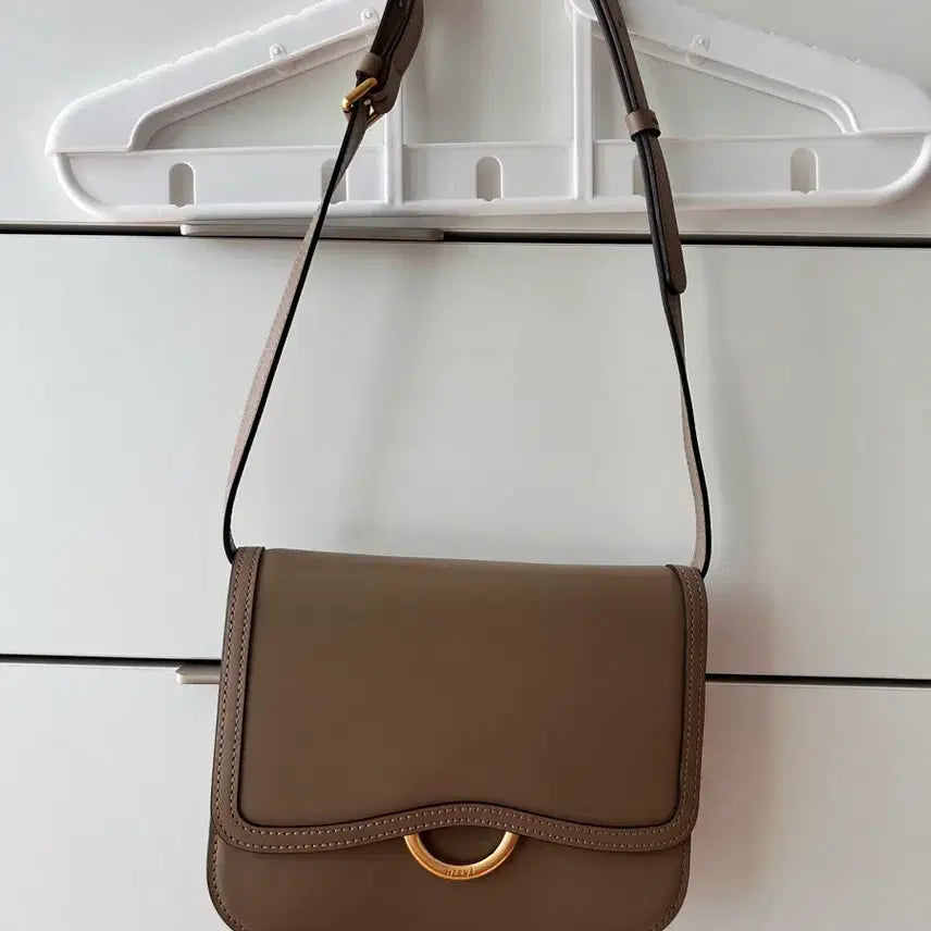 [BUNJANG] HERVE Tote Bag Shoulder Bag Khaki Brown / HERVE 에르베 토트백 숄더백 카키 브라운