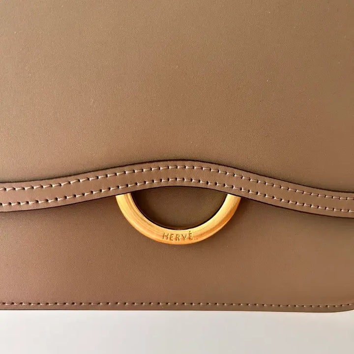 [BUNJANG] HERVE Tote Bag Shoulder Bag Khaki Brown / HERVE 에르베 토트백 숄더백 카키 브라운