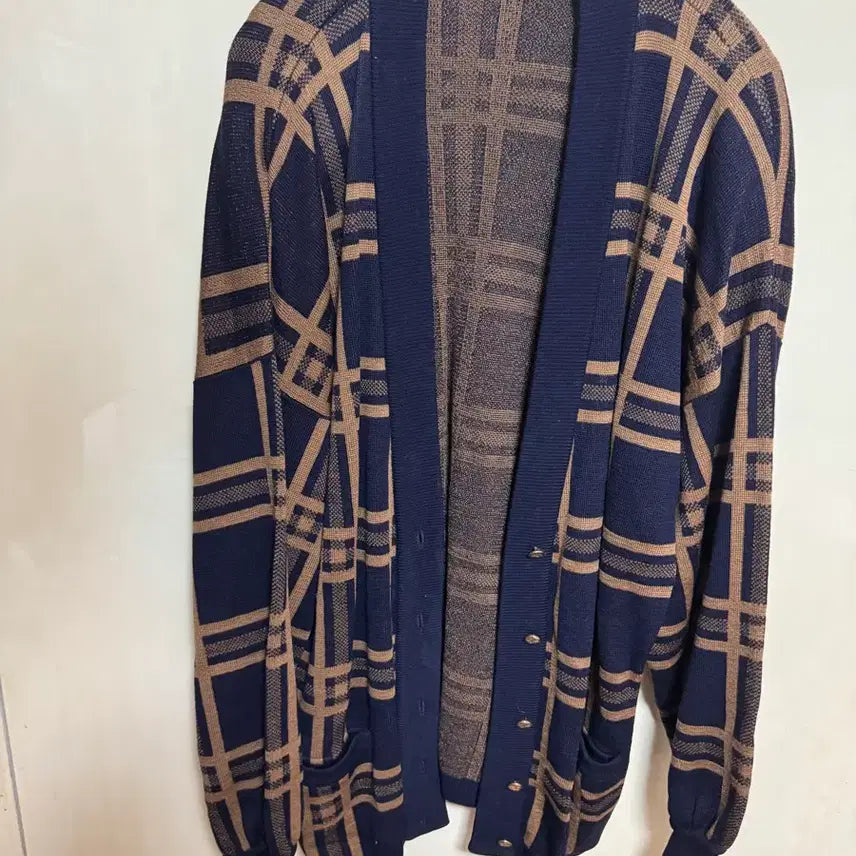 [BUNJANG] Burberry Check Knit Cardigan / 버버리 체크 니트 가디건 / 여성 42사이즈 (정품)