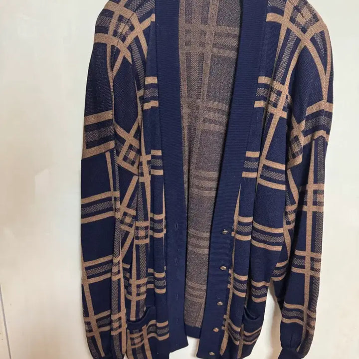 [BUNJANG] Burberry Check Knit Cardigan / 버버리 체크 니트 가디건 / 여성 42사이즈 (정품)