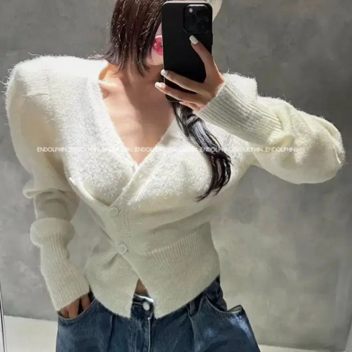 [SOLD OUT] 엔돌핀 뽀송투웨이 가디건