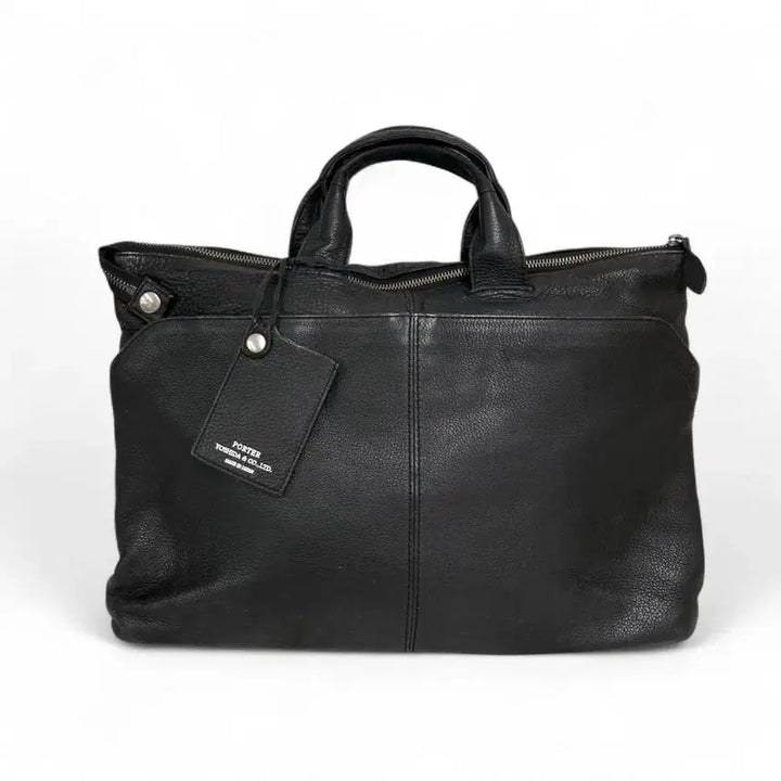 [BUNJANG] Porter Yoshida Leather Business Bag / 요시다 포터 소가죽 비즈니스 백