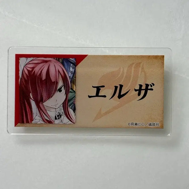 [BUNJANG] Fairy Tail Erza Name Badge / 페어리테일 엘자 네임 뱃지 명찰