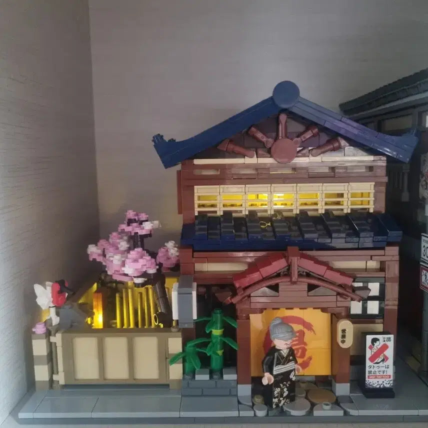 [BUNJANG] CADA Japanese Onsen Building Block / 레고 CADA(카다) 일본 온천