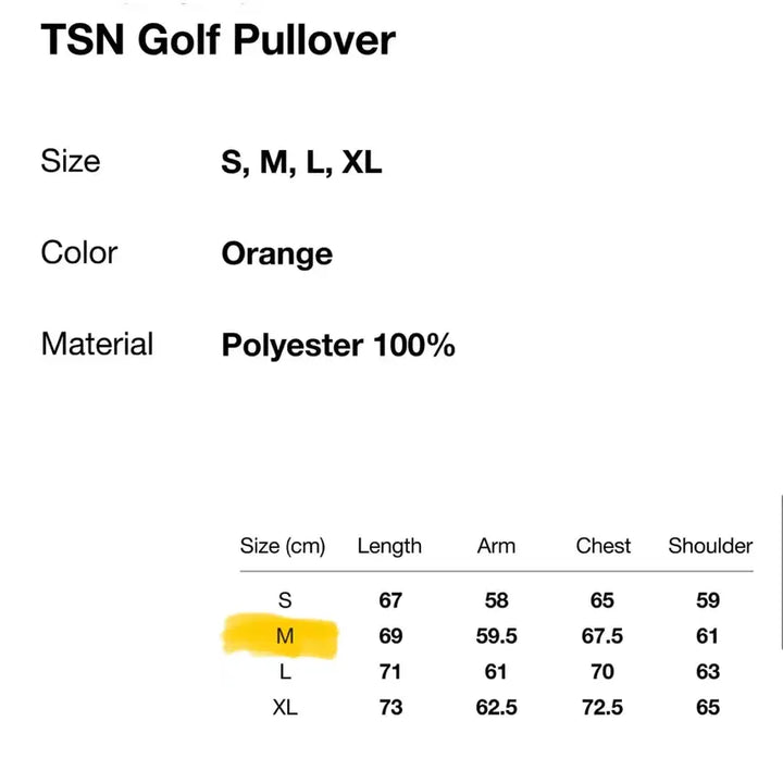 [BUNJANG] Thisisneverthat TSN Golf Pullover M / 디스이즈네버댓 TSN Golf Pullover M
