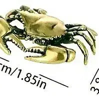 [BUNJANG] Brass Crab Ornament Set / 소장용 놋쇠 황동제작 수공예품 게장식 2점 드립니다