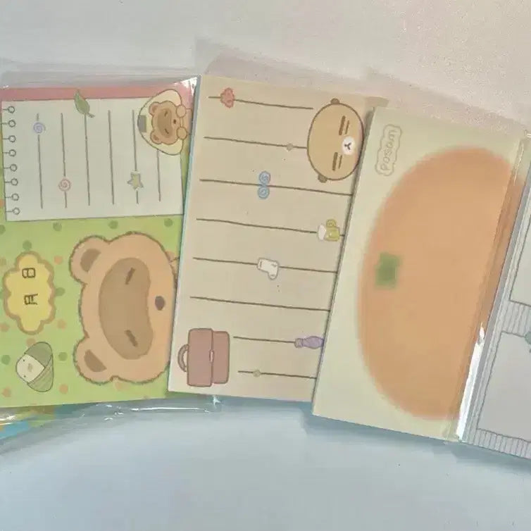 [BUNJANG] Dori Decorative Memo Pad / 떡메모지 50장 도리 뽁뽁즈 포솜