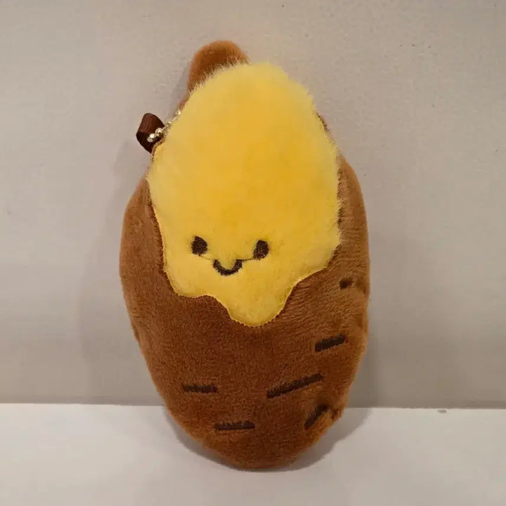 [BUNJANG] Cute Roasted Sweet Potato Doll Keyring / 귀여운 군고구마 인형 키링